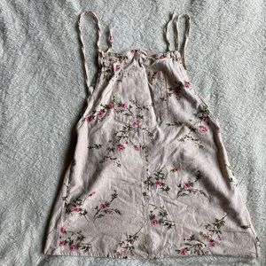 Princess Polly•Beige w/ Pink Flowers• Dress